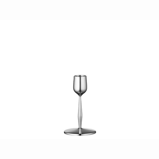 Gense Ljusstake Dorotea  Blankt stål 7 x 12 cm