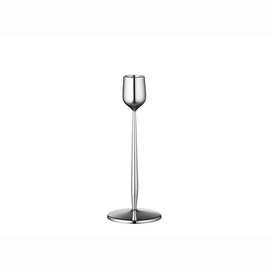 Gense Ljusstake Dorotea  Blankt stål 7 x 18 cm