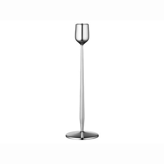 Gense Ljusstake Dorotea  Blankt stål 7 x 23,5 cm