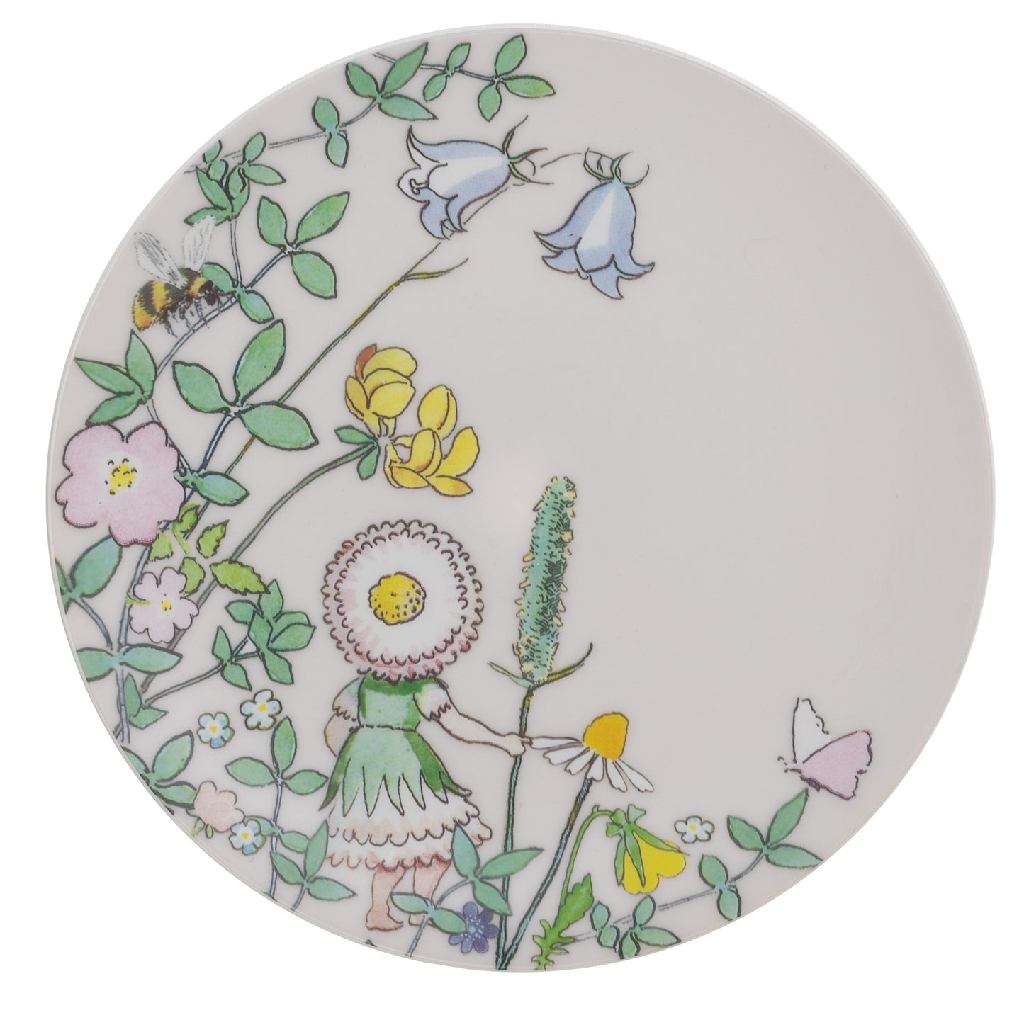 Rätt Start Beskow Blomsterfesten, Flat tallrik