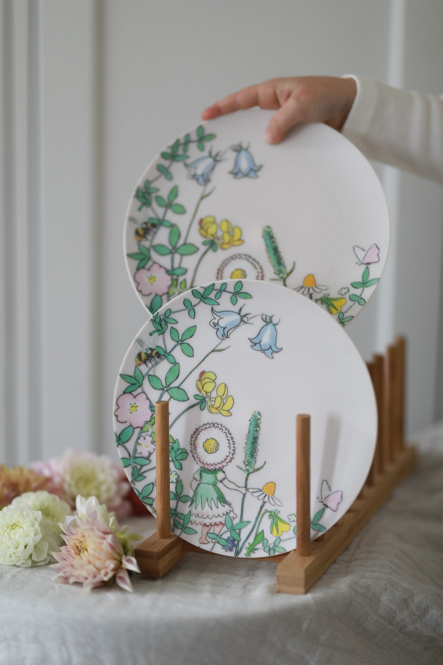 Rätt Start Beskow Blomsterfesten, Flat tallrik