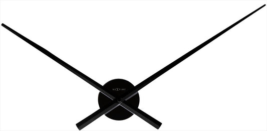 NeXtime Hands Väggklocka Ø70 cm Svart