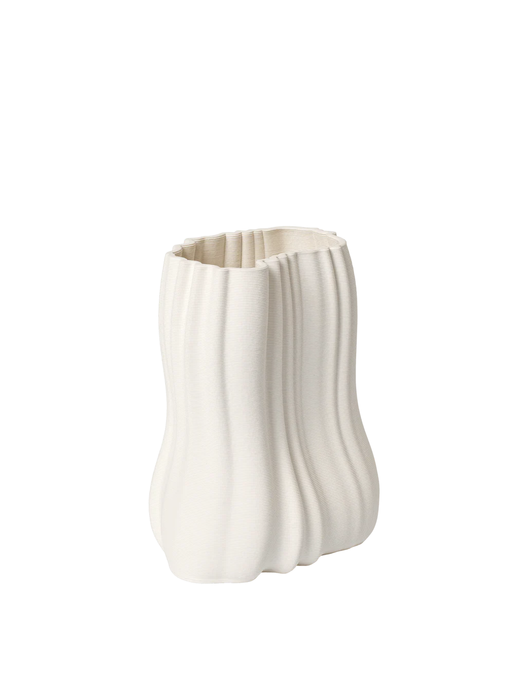 Ferm Living Moire Vas Small Off-white