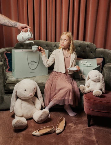 Teddykompaniet Teddy Mocca Kanin XL Creme