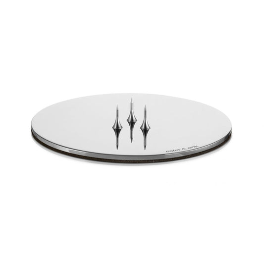 Ester & Erik Ljusplatta Rund Silver Shiny Small