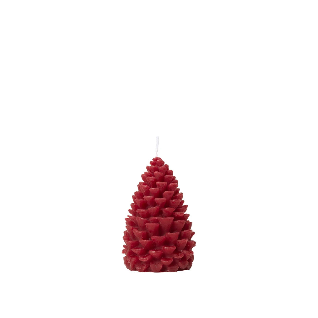 Broste Pine Figurljus Burgundy