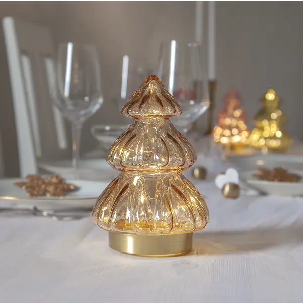 Star Trading Glasdekoration Abete Beige