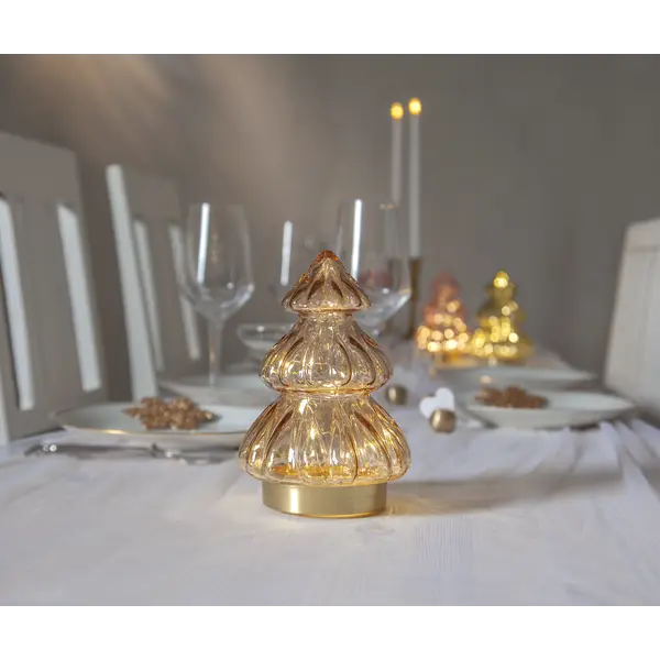 Star Trading Glasdekoration Abete Beige