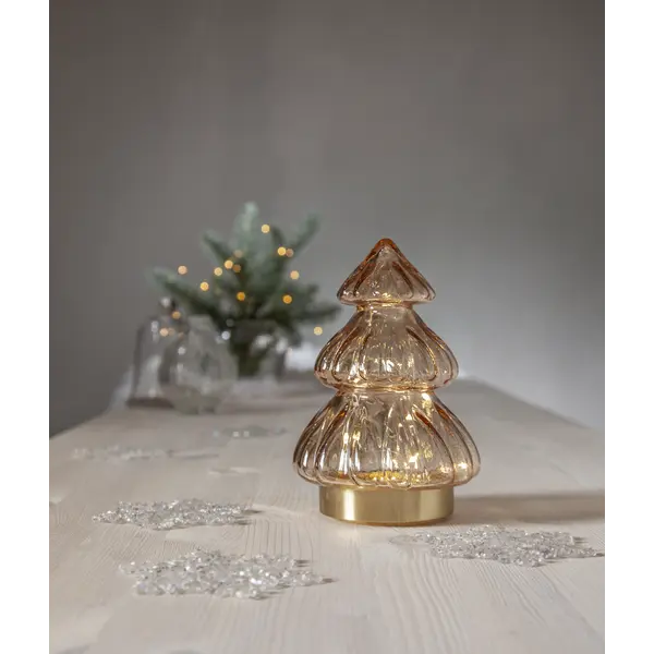 Star Trading Glasdekoration Abete Beige