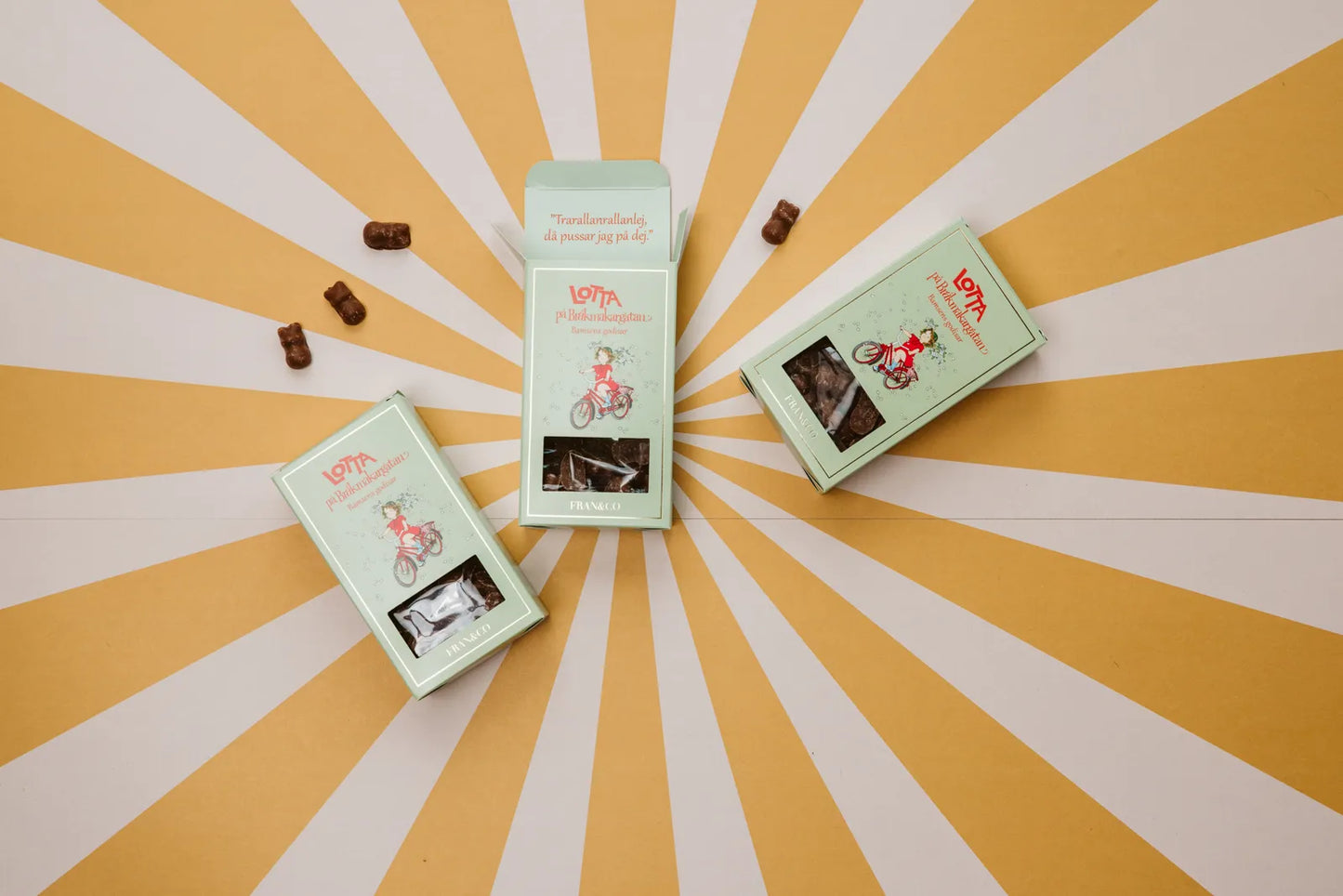 Fran&Co Lottas Chokladdoppade gelébamse