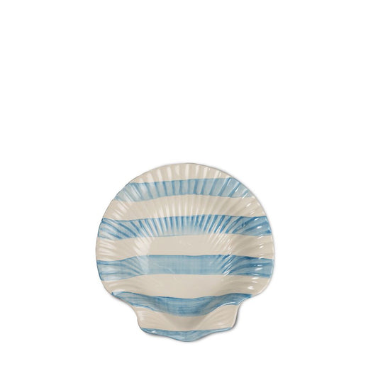 ByOn tallrik Armona Stripe Blå/vit Liten