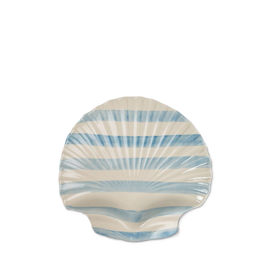 ByOn uppläggningsfat Armona Stripe Blå/vit stor