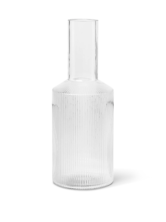Ferm Living Ripple Carafe - Clear
