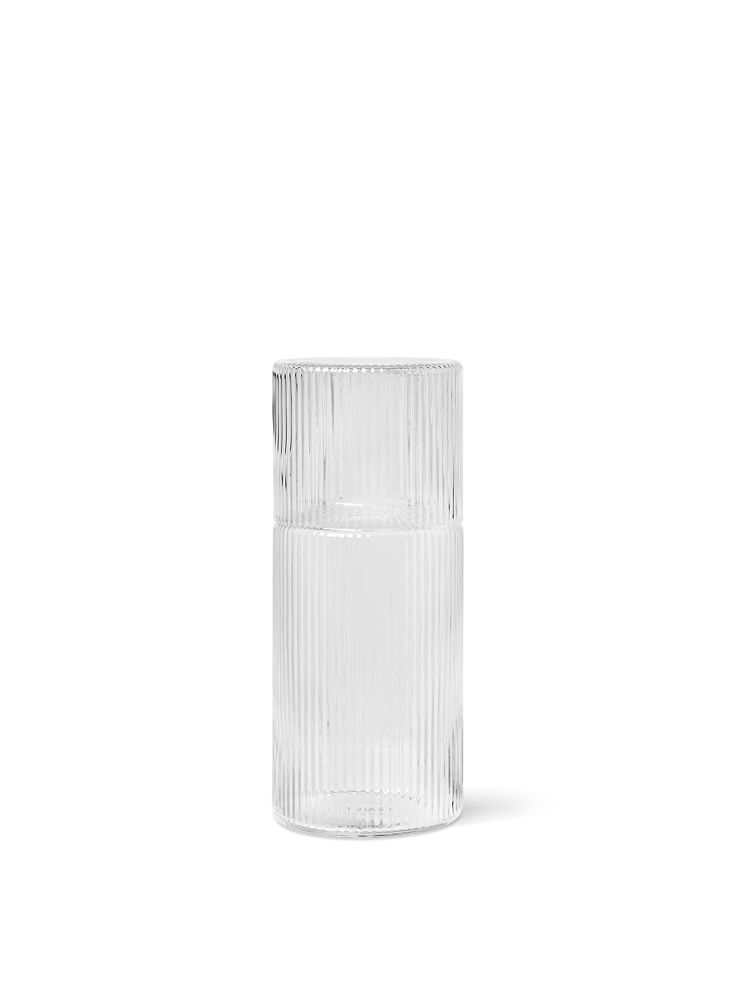 Ferm Living Ripple Smalll Carafe Set- Clear