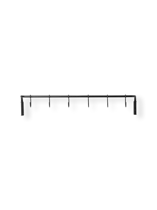 Ferm Living Kitchen Rod incl. 6 hooks - Black