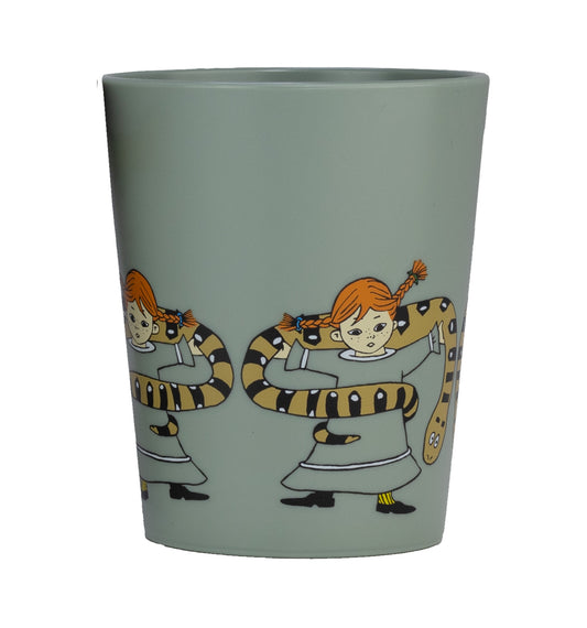 Rätt start Pippi Cirkus Mugg Grön