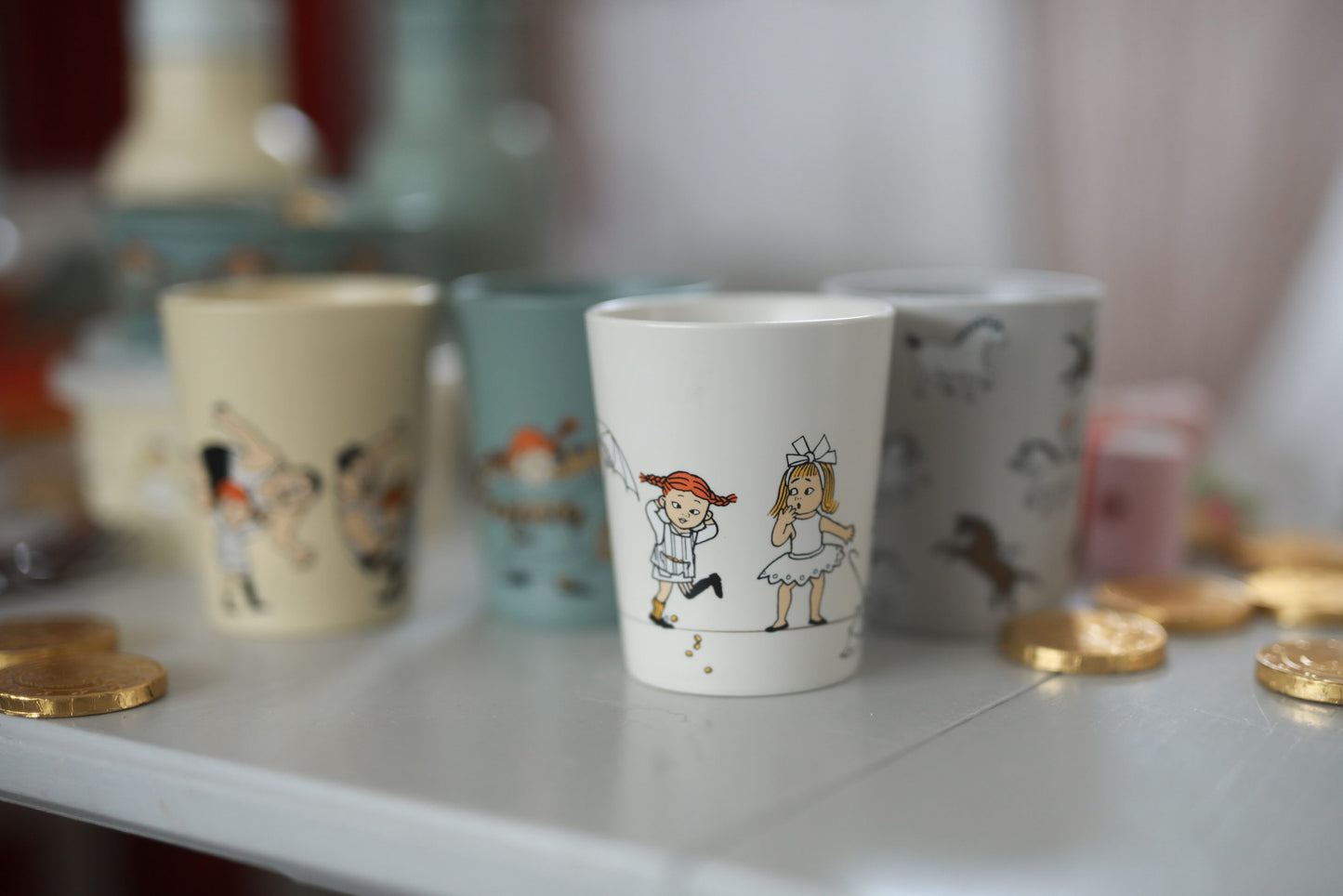 Rätt start Pippi Cirkus Samlarkoppar 4-pack