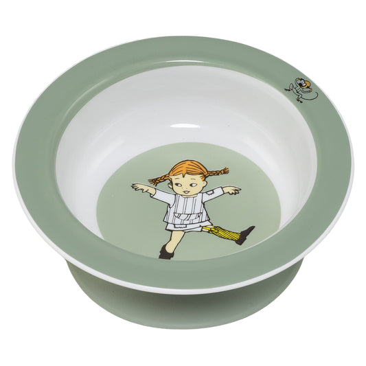 Rätt Start Pippi Cirkus, Sugkoppstallrik, grön