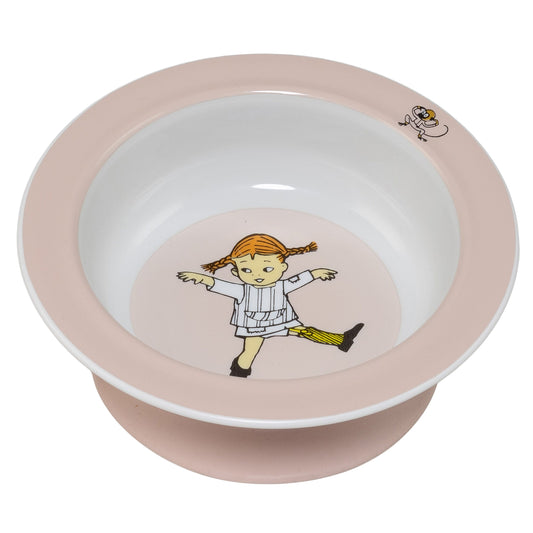 Rätt Start Pippi Cirkus, Sugkoppstallrik, rosa