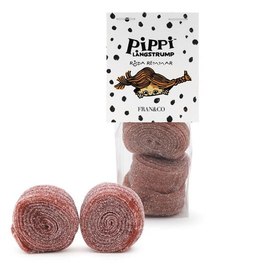 Fran & CO Pippi Röda Remmar  110g