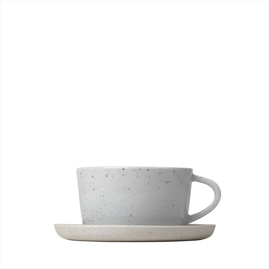 Blomus Sablo Set om 2 Kaffekoppar & Fat Cloud