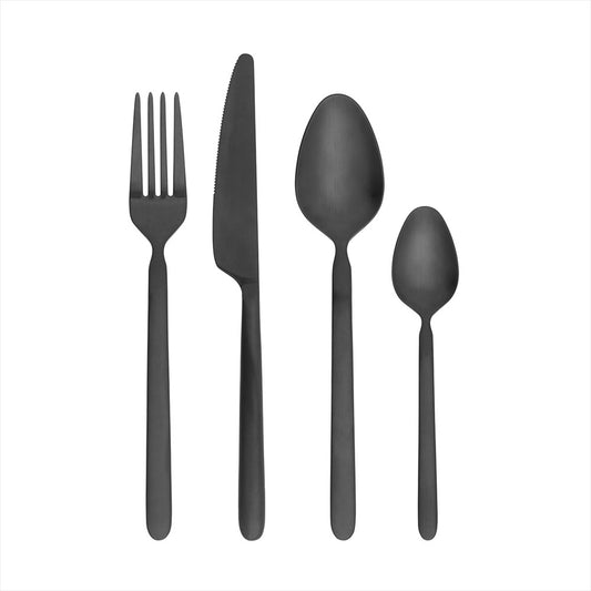Blomus STELLA Bestickset 16 delar Svart