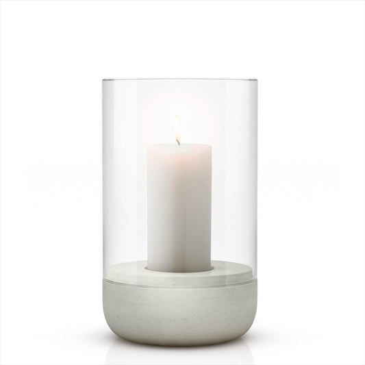 Blomus Calma Ljuslykta Medium 20 cm Light Gray