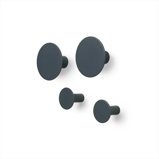 Blomus PONTO Väggkrokar Set/4, Gunmetal