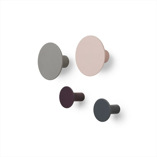 Blomus PONTO Väggkrokar Set/4, Blandade färger