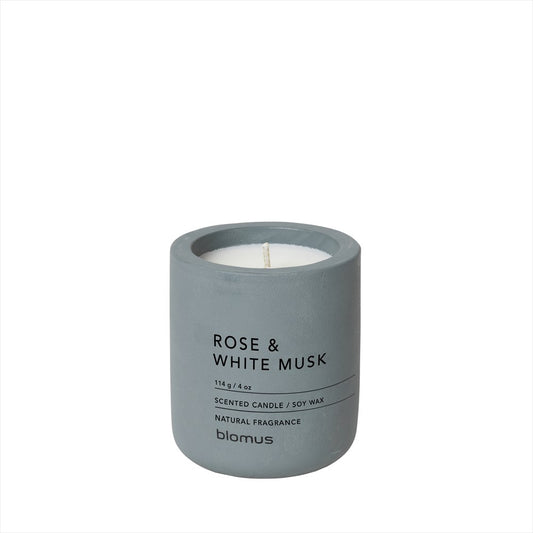 Blomus Fraga Dofljus Rose White Musk Ø6 Flint Stone