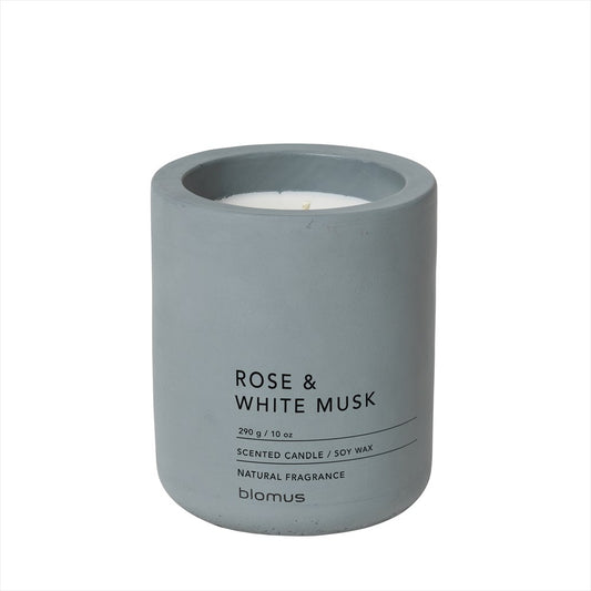 Blomus Fraga Doftljus Rose White Musk Ø9 cm Flint Stone