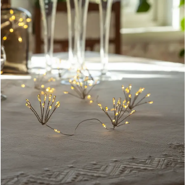Star Trading Ljusslinga Flower Silver
