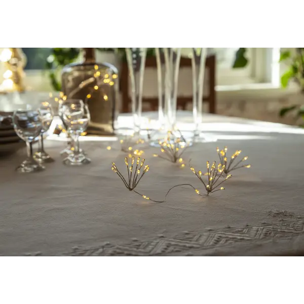 Star Trading Ljusslinga Flower Silver