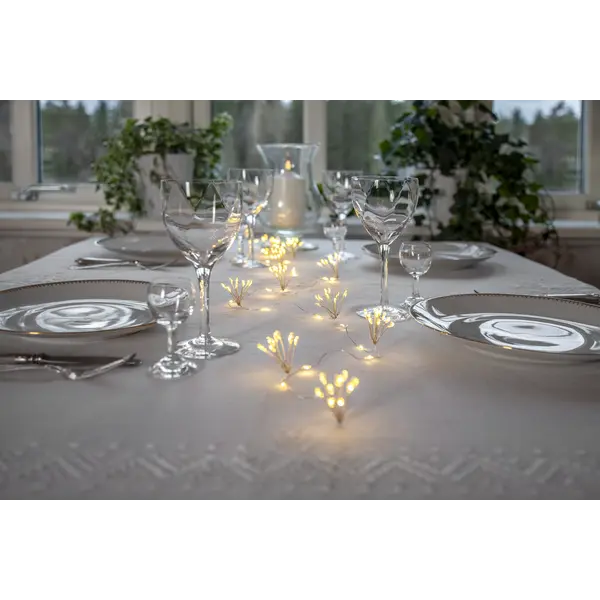 Star Trading Ljusslinga Flower Silver