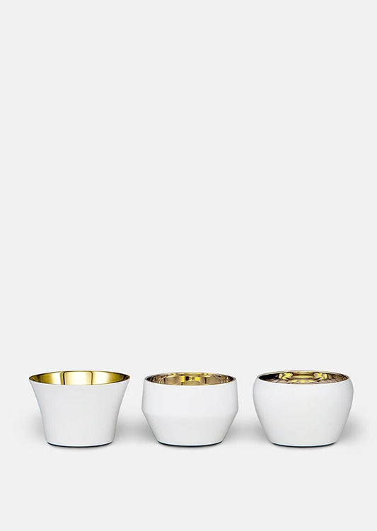 Skultuna Kin Ljuslykta 3 pack White