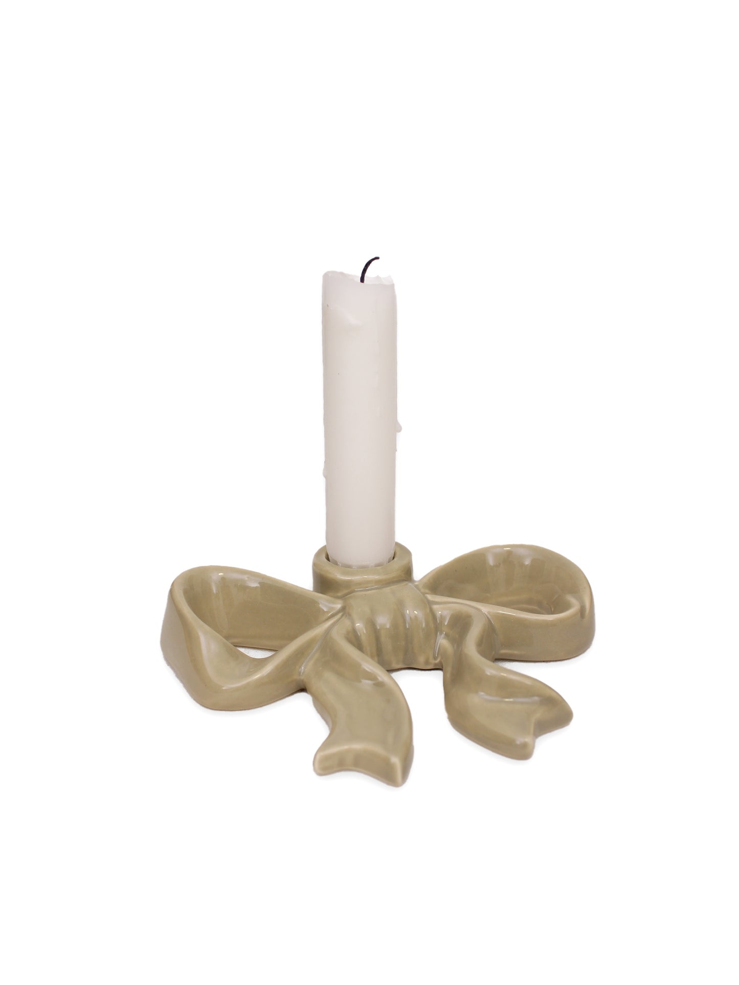 Mitt & Ditt Fenja Rosett Ljusstake Grön L