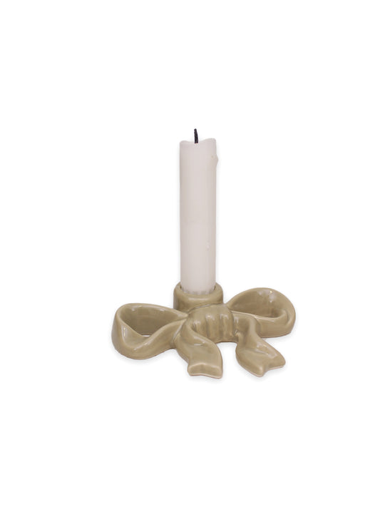 Mitt & Ditt Fenja Rosett Ljusstake Grön S