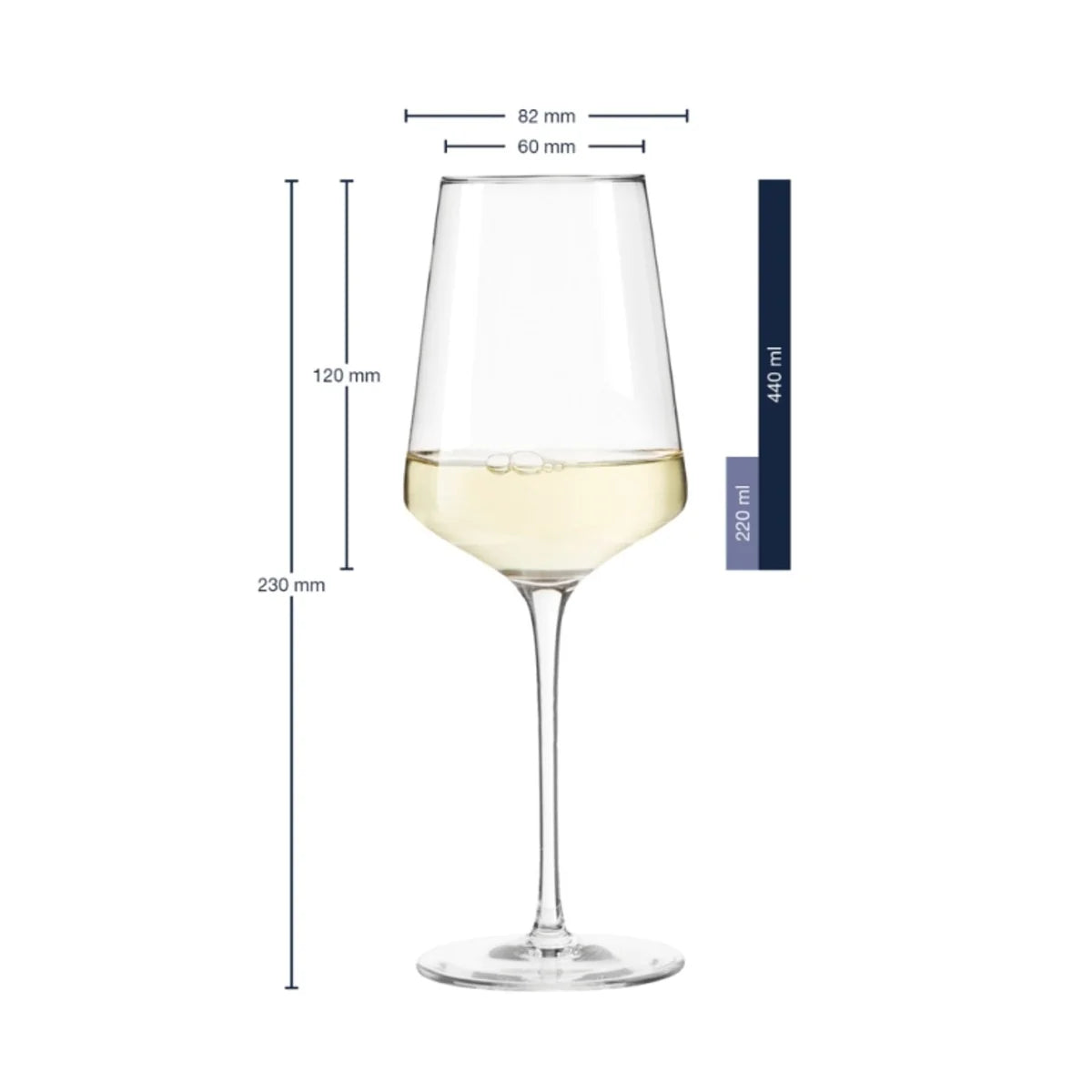 Leonardo Vitvinsglas 400ml Puccini