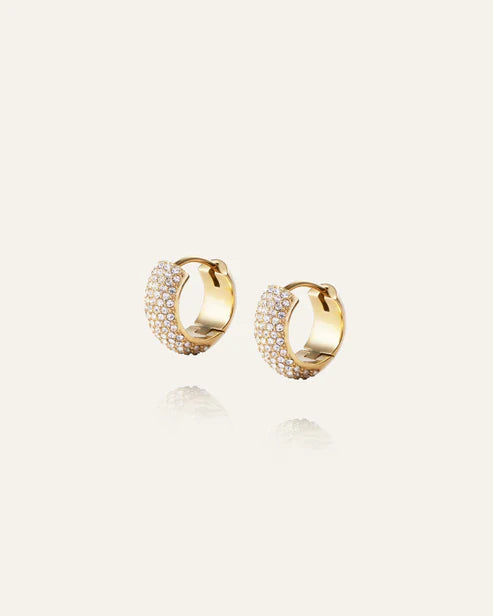 Mockberg Waterproof Amour Gold Hoops Small