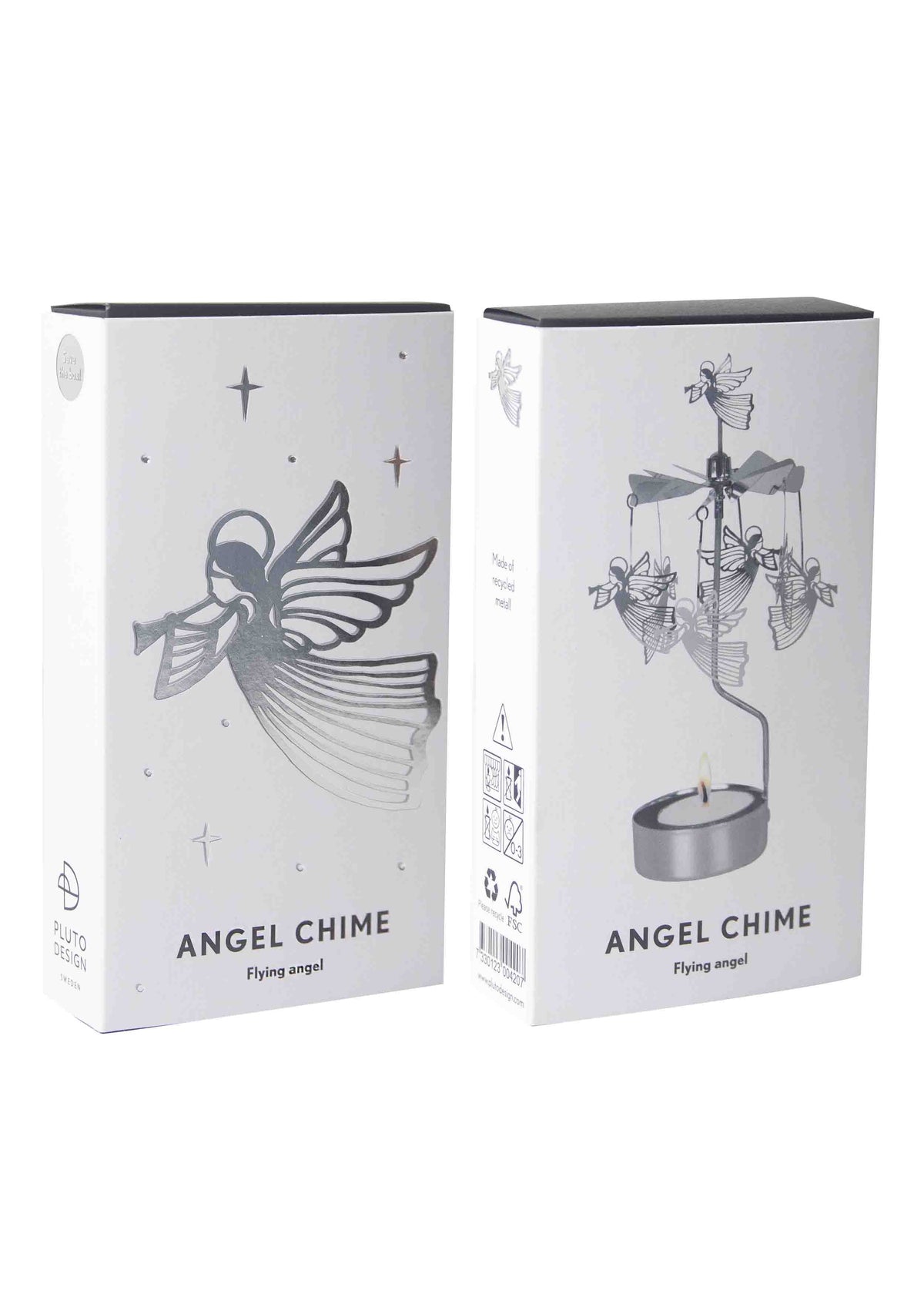 Änglaspel Flying Angel Silver