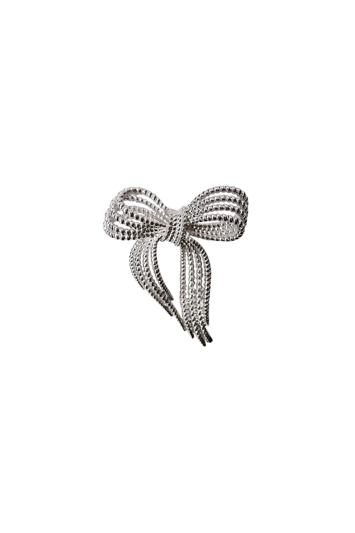 Black Colour Bow Brooch