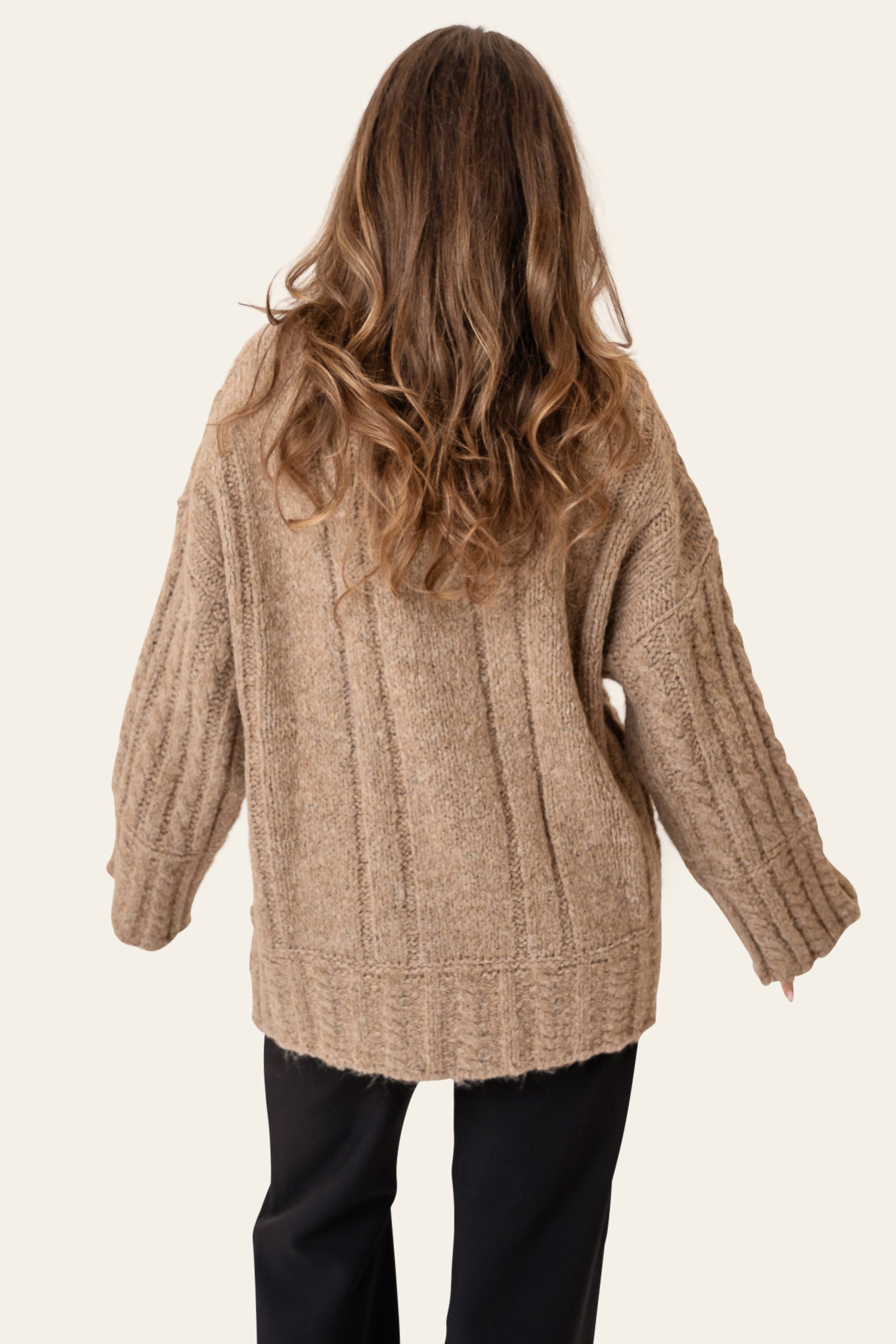 BYIC Kiki Stickad Tröja Beige