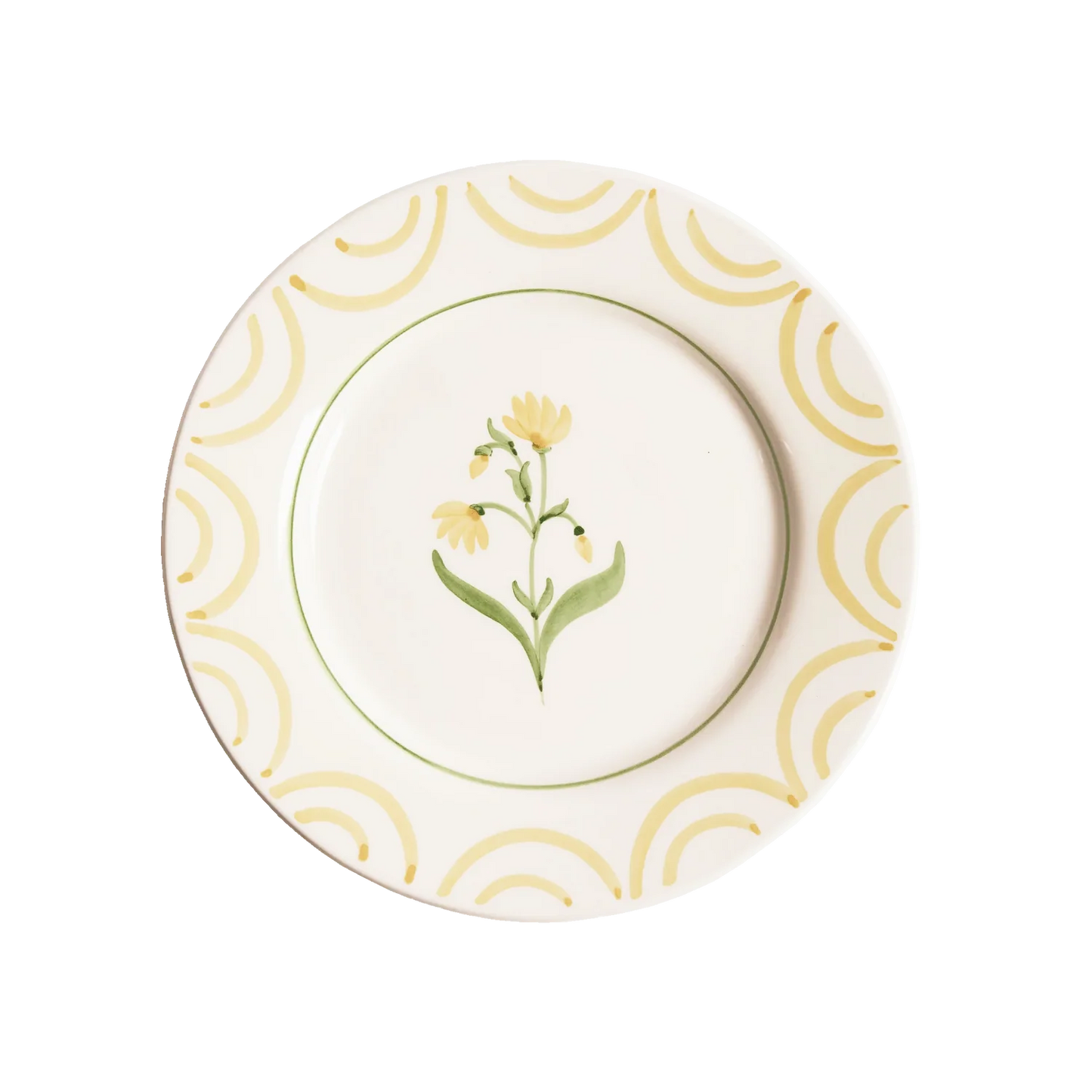 Pick A Poppy Cottage Flower Tallrik Gul