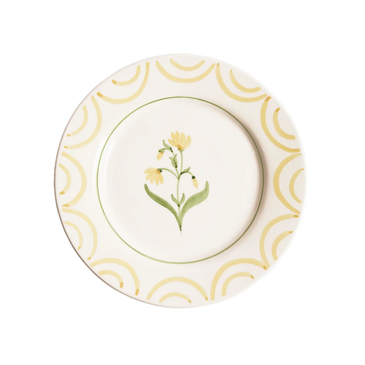 Pick A Poppy Cottage Flower Tallrik Gul