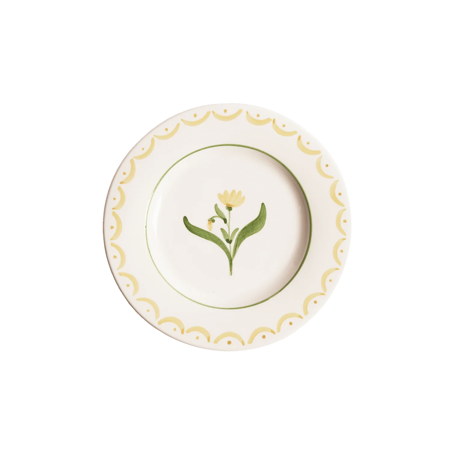 Pick A Poppy Cottage Flower Assiett Gul