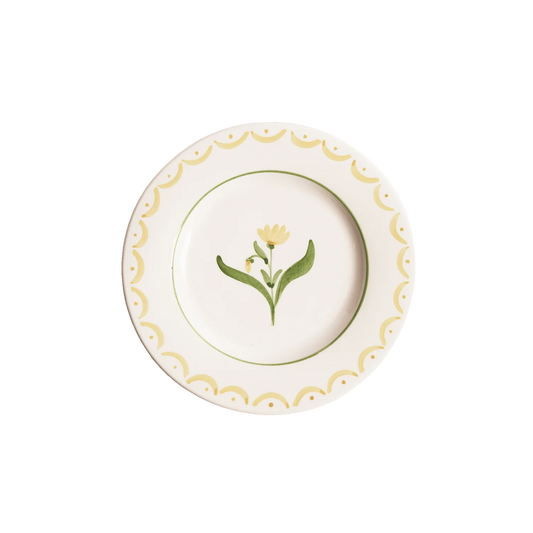 Pick A Poppy Cottage Flower Assiett Gul