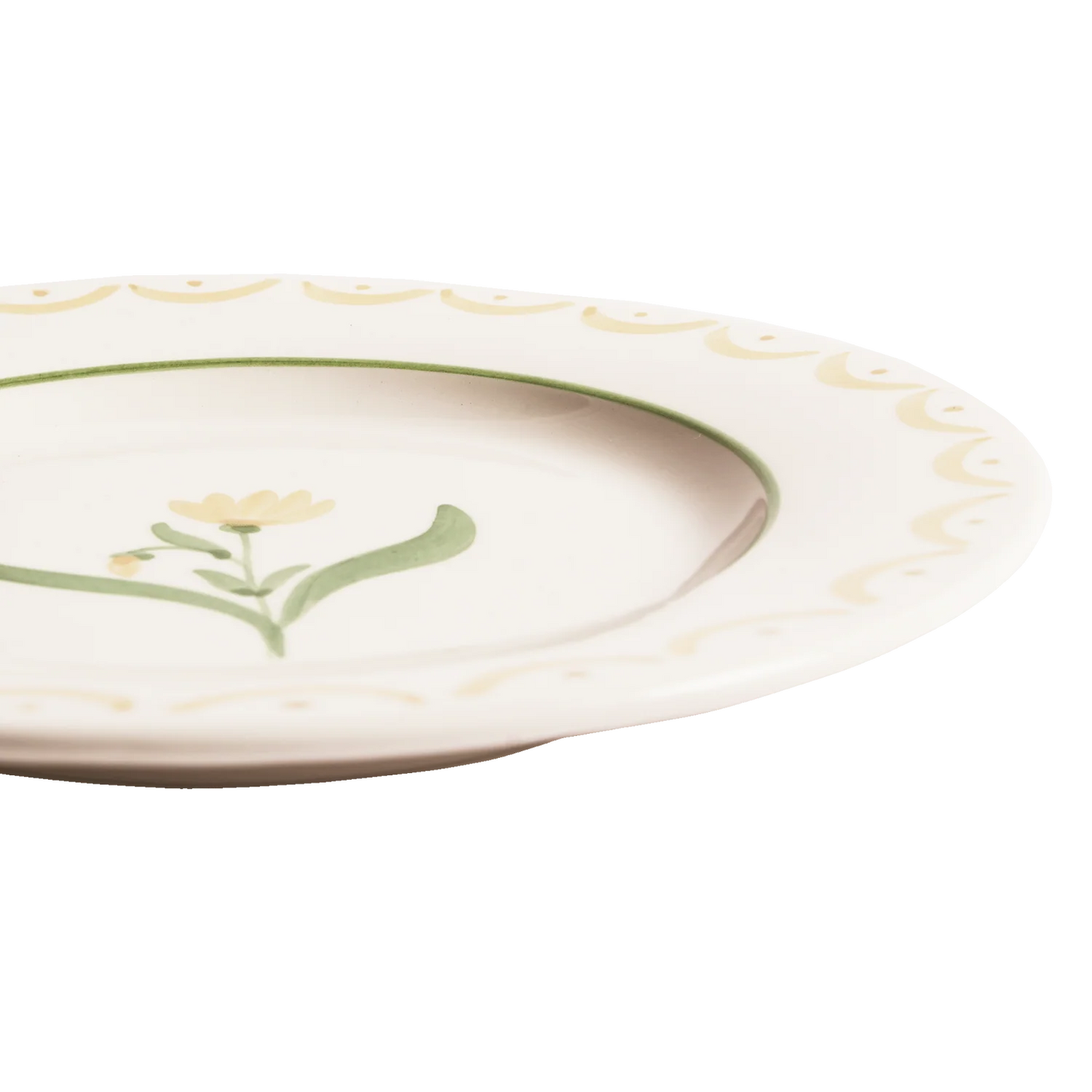 Pick A Poppy Cottage Flower Assiett Gul