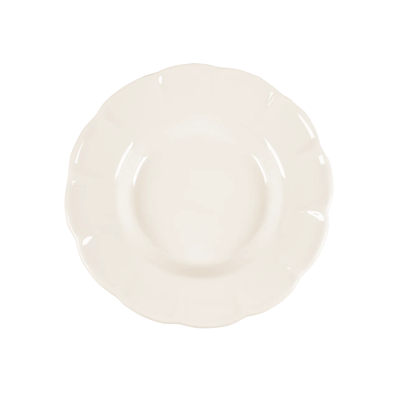 Pick a Poppy Everyday Charm djup tallrik 25cm Offwhite