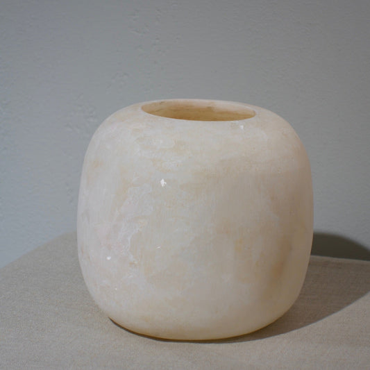 Sirocco Living Alabaster Curra Mini White 14 cm