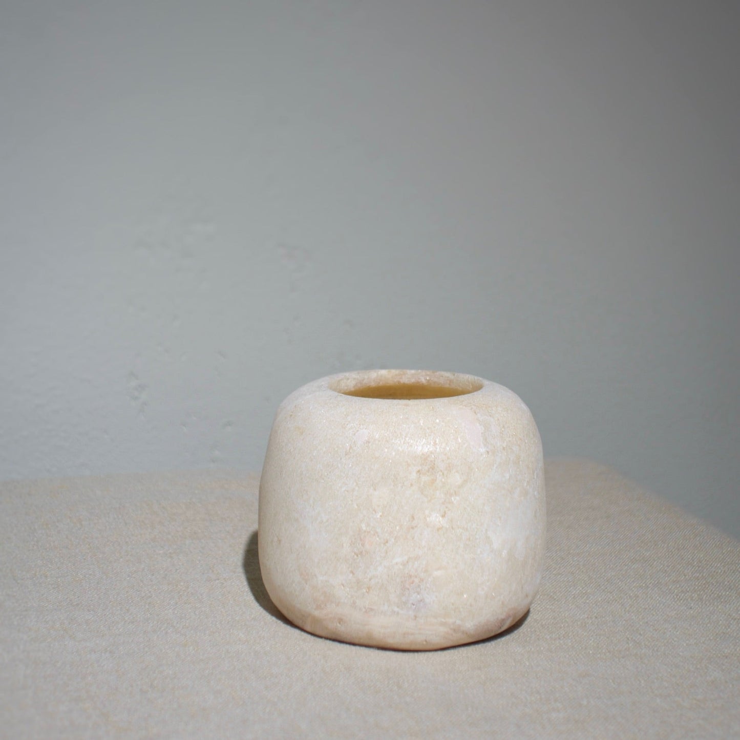 Sirocco Living Alabaster Curra Mini White 8 cm
